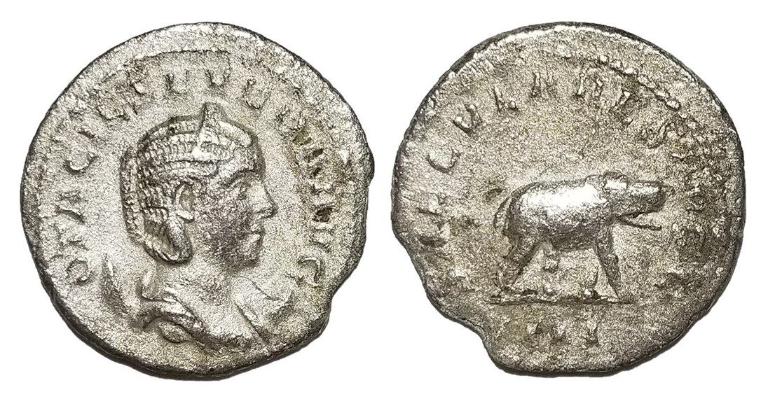 Otacilia Severa SAECVLARES AVGG Antoninianus.jpg