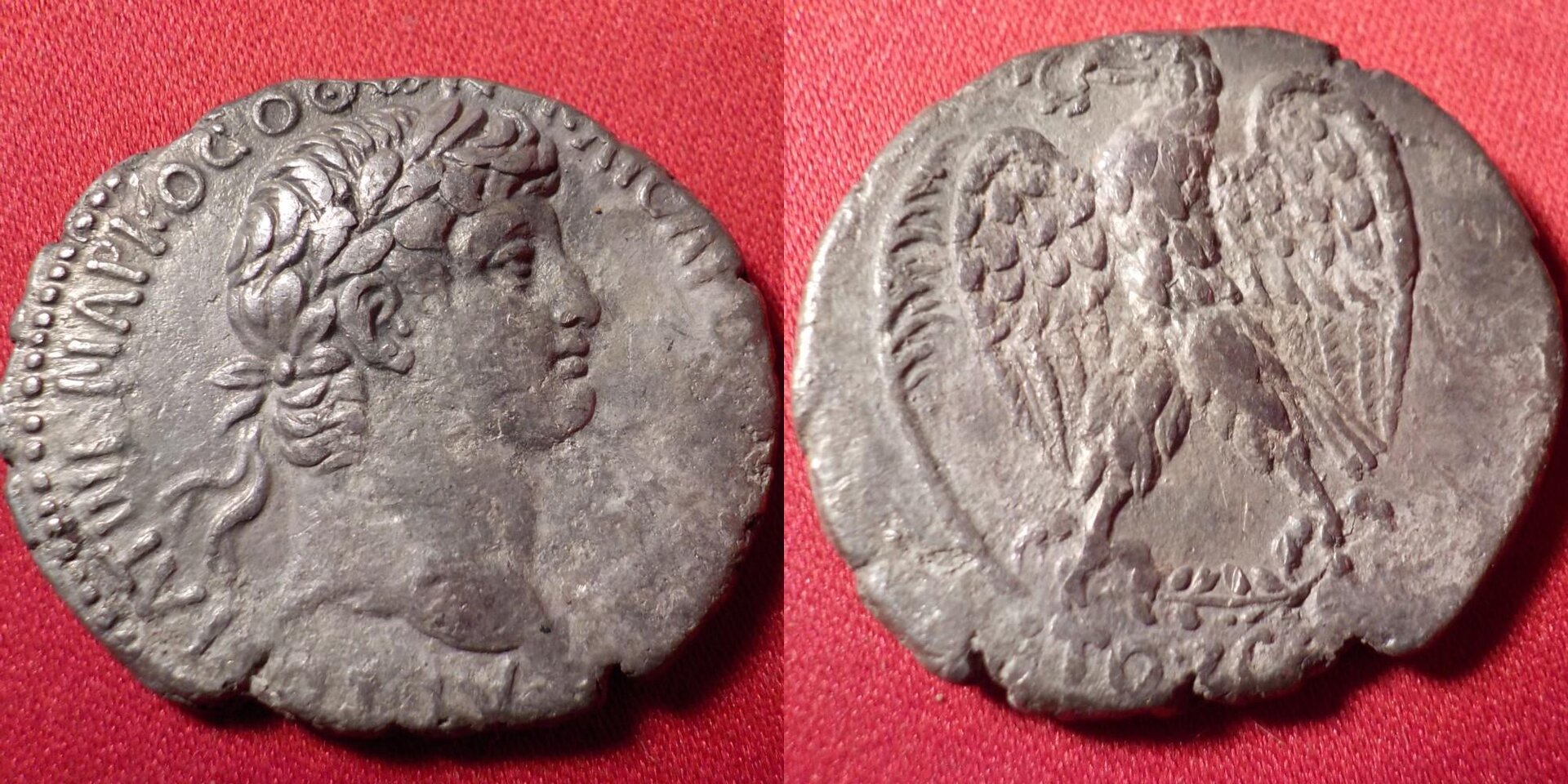 Otho - 69 - AR Tetradrachm - Antioch - 27mm, 10.0g (shipwreck coin) - RPC 4199-4200  VF.jpg