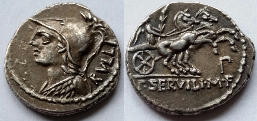 P servilius rulli denarius minerva biga.jpg