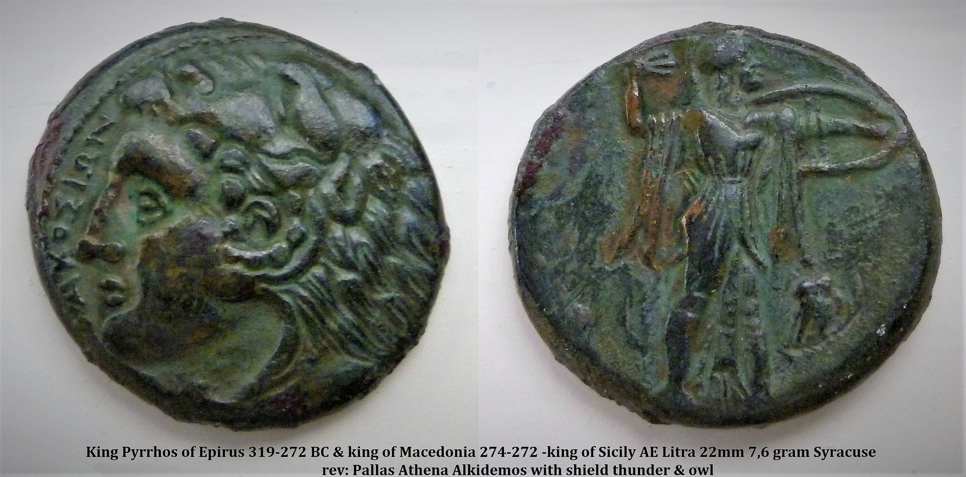 Pyrrhos, king of the Macedonians | Coin Talk