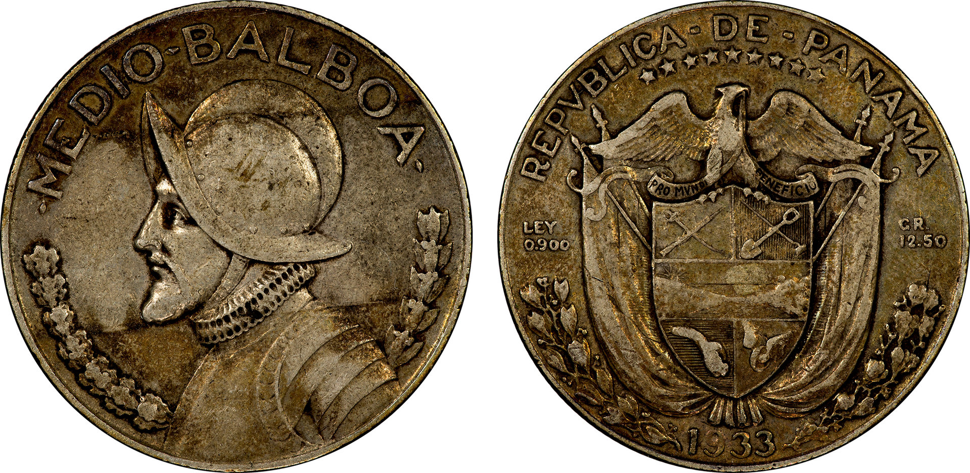 Panama - 1933 Half Balboa.jpg