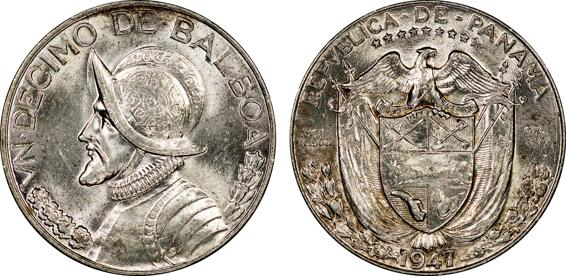 Panama - 1947 Tenth Balboa.jpg