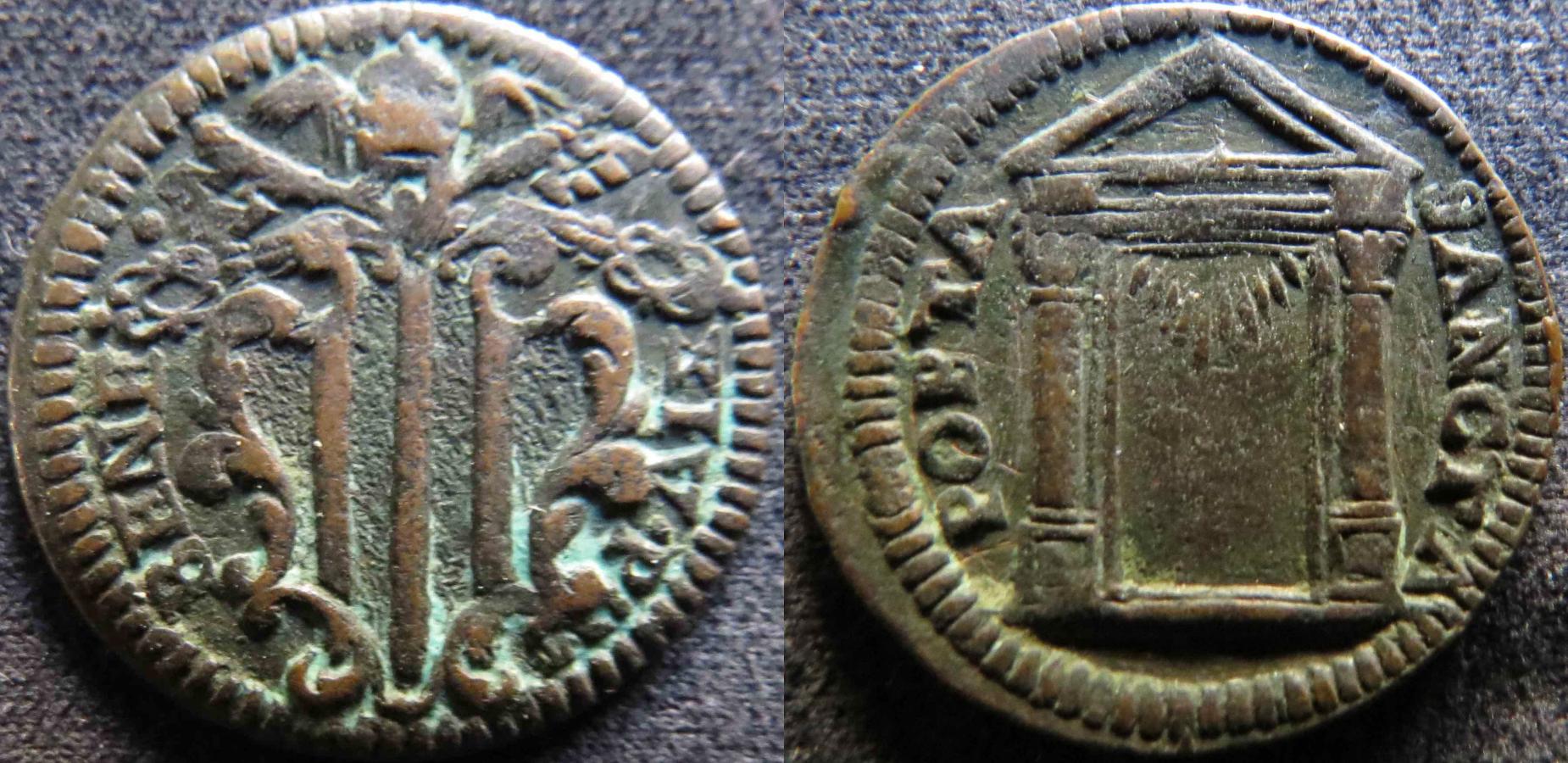 Papal States Gubbio 1750 Quattrino Jubilee Year copy.jpg