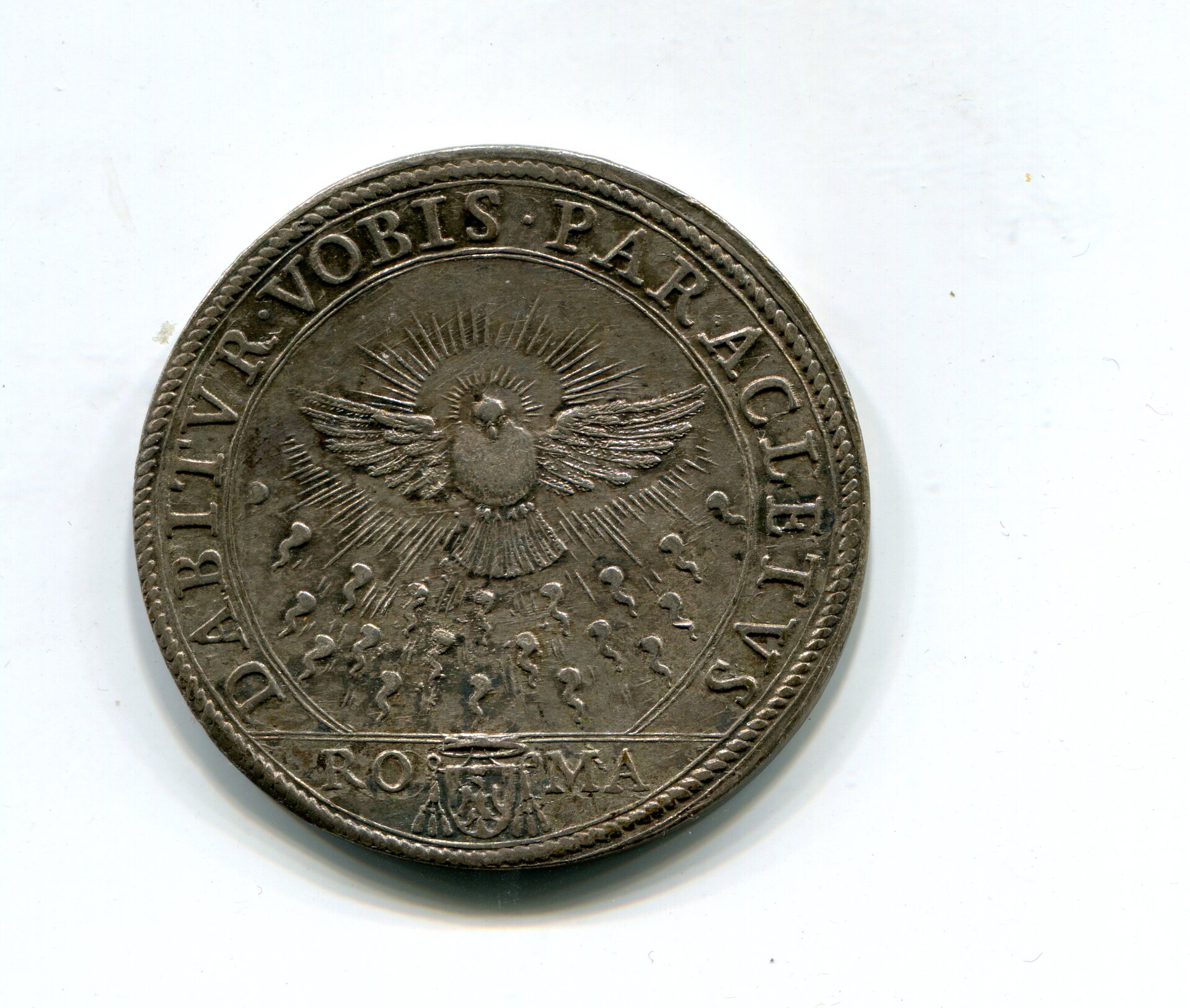 Papal States Sede Vacante Piastre 1676 LD rev 411.jpg
