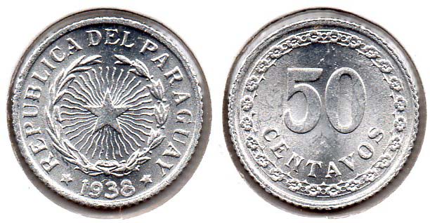 Paraguay - 50 Centavos - 1938.jpg