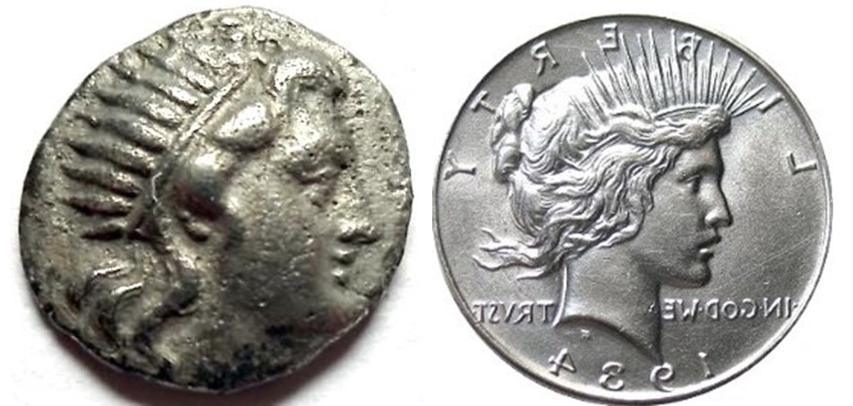 Peace dollar Rhodes ancient.jpg