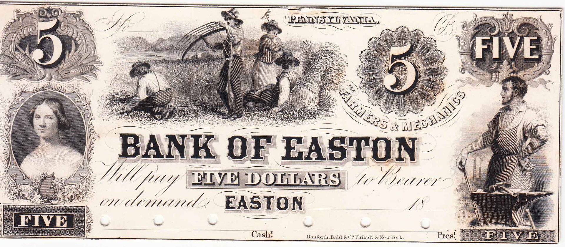 Pennsylvania Farmers and Merchants Bank of Easton  $5 Jenny Lind.jpg