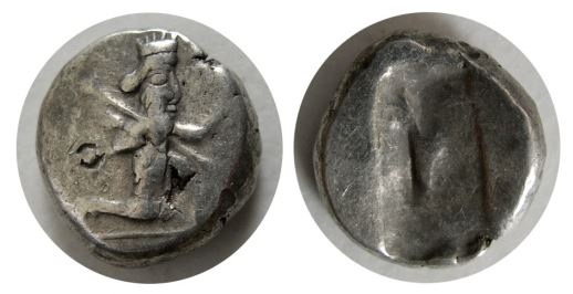 Persian Empire - Achamenid - Darius I to Xerxes II Ca 485-420 BCE AR Siglos.JPG