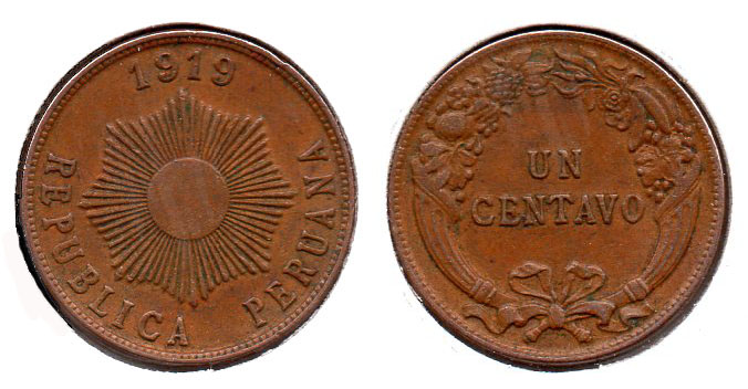 Peru - 1 Centavo - 1919.jpg