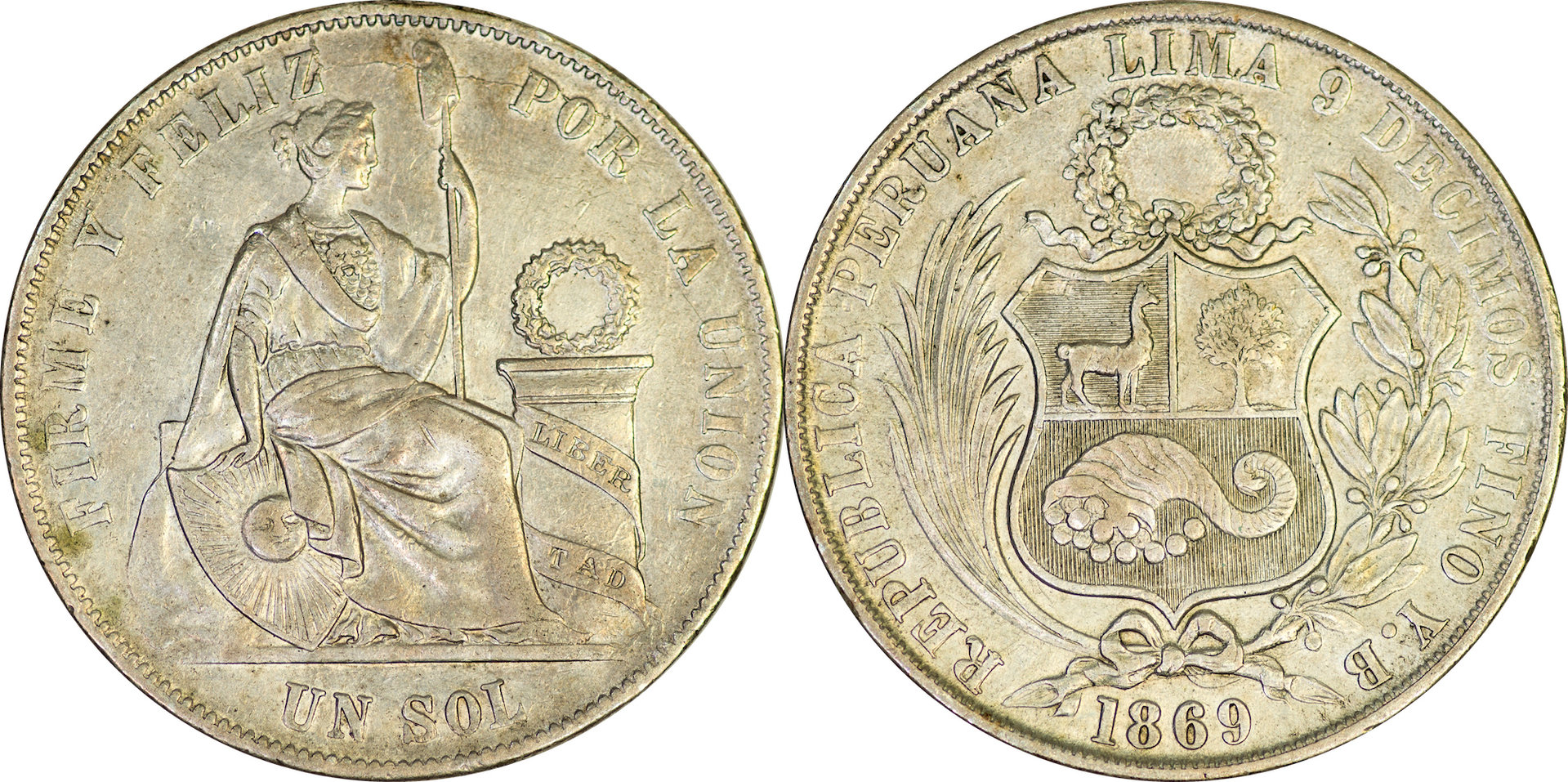 Peru - 1869 1 Sol.jpg
