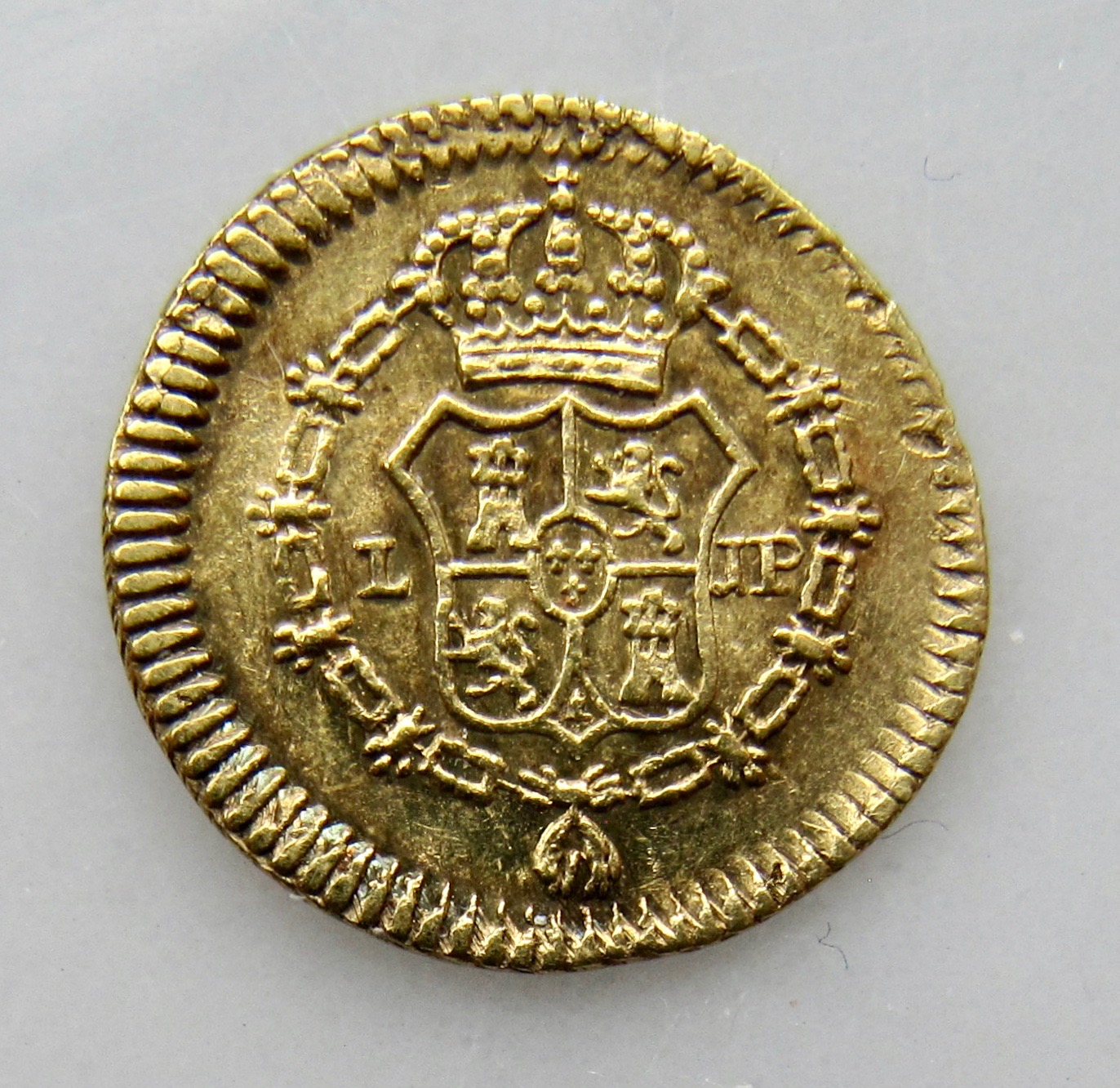 Peru Lima 1-2 escudo 1821 REV3 VGP ! - 1.jpg
