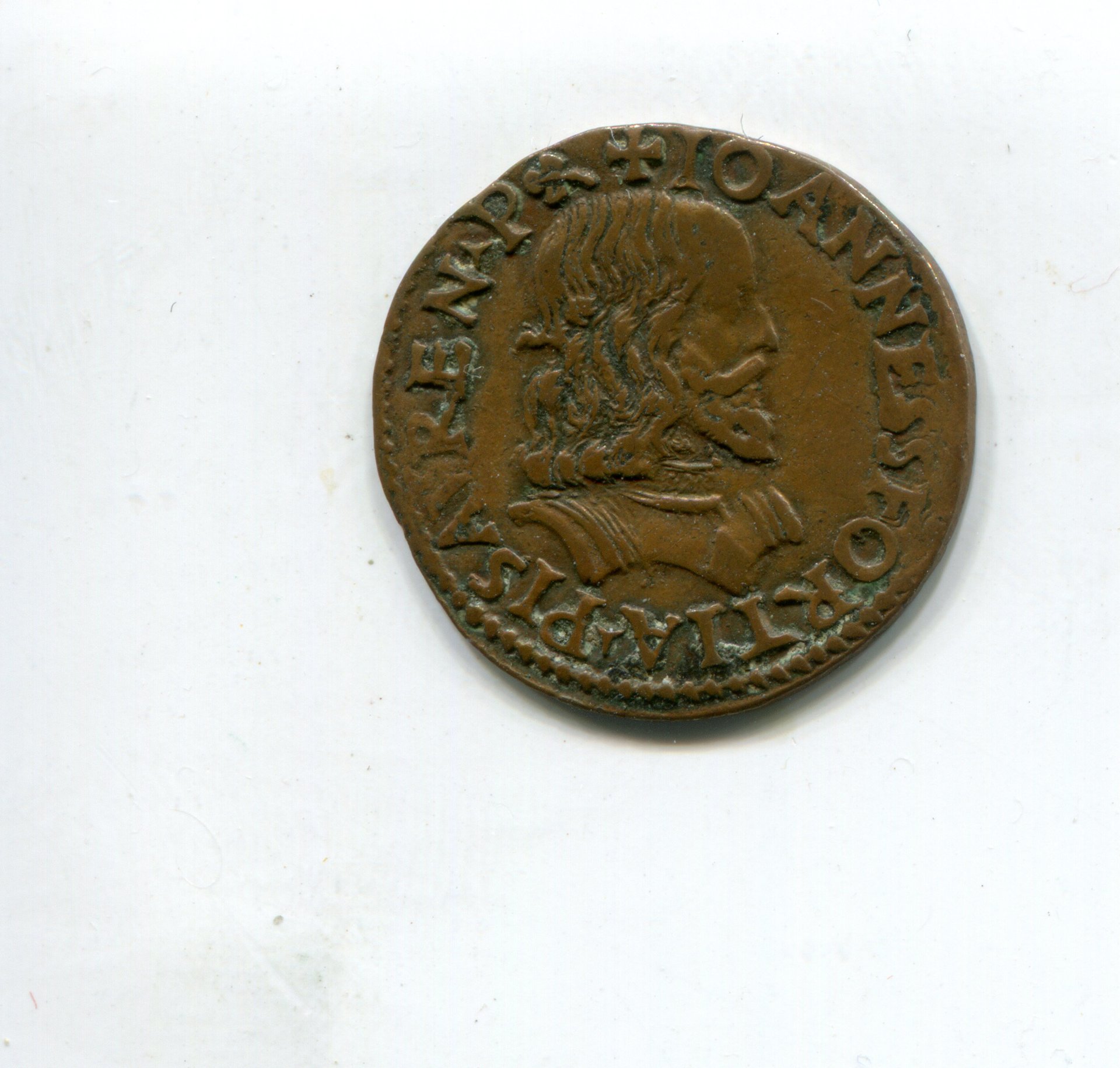 Pesaro Giovanni Sforza  Soldo or Denaro nd 1498-1510 obv 789.jpg