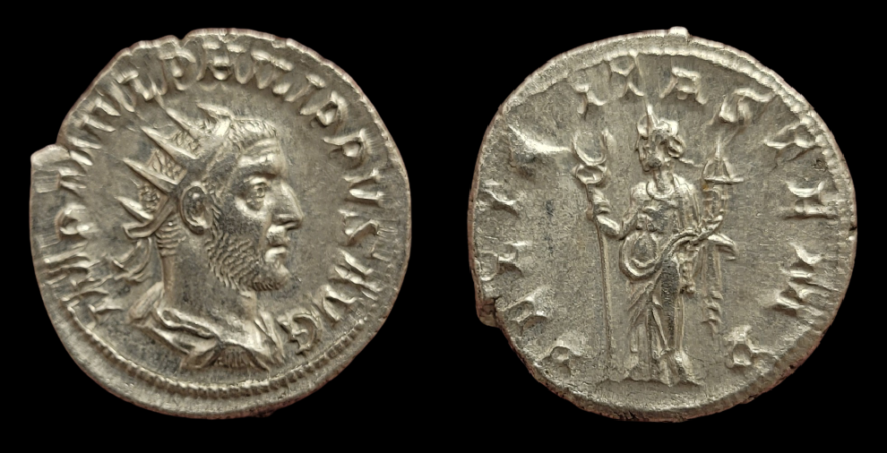 Philip I, Antoninianus, FELICITAS TEMP.png