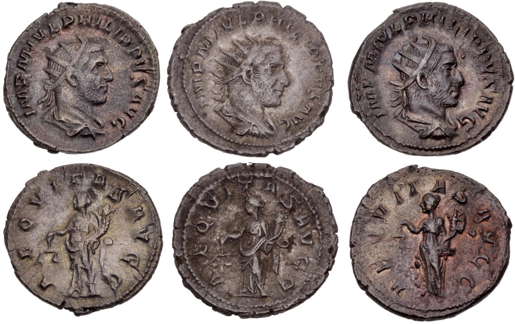 Philip I AR Antoninianus Aequitas Dorchester Hoard Bressett Keystone 6 3244 part.jpg
