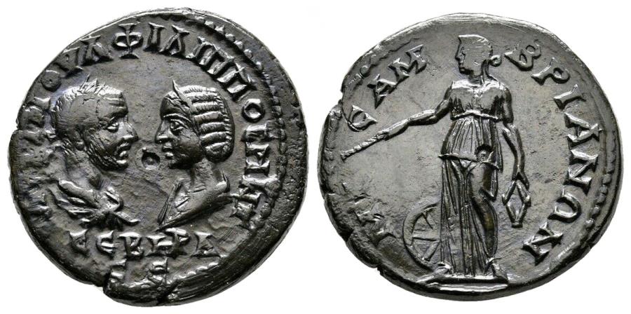 Philip I & Otacilia Severa, Nemesis reverse, Mesembria (Moesia Inferior), jpg version.jpg