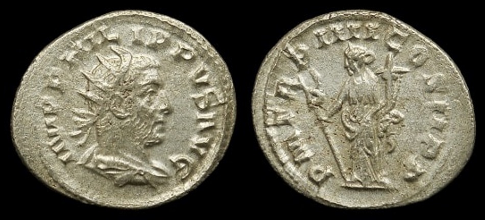 Philip I The Arab Felicitas Antoninianus.jpg