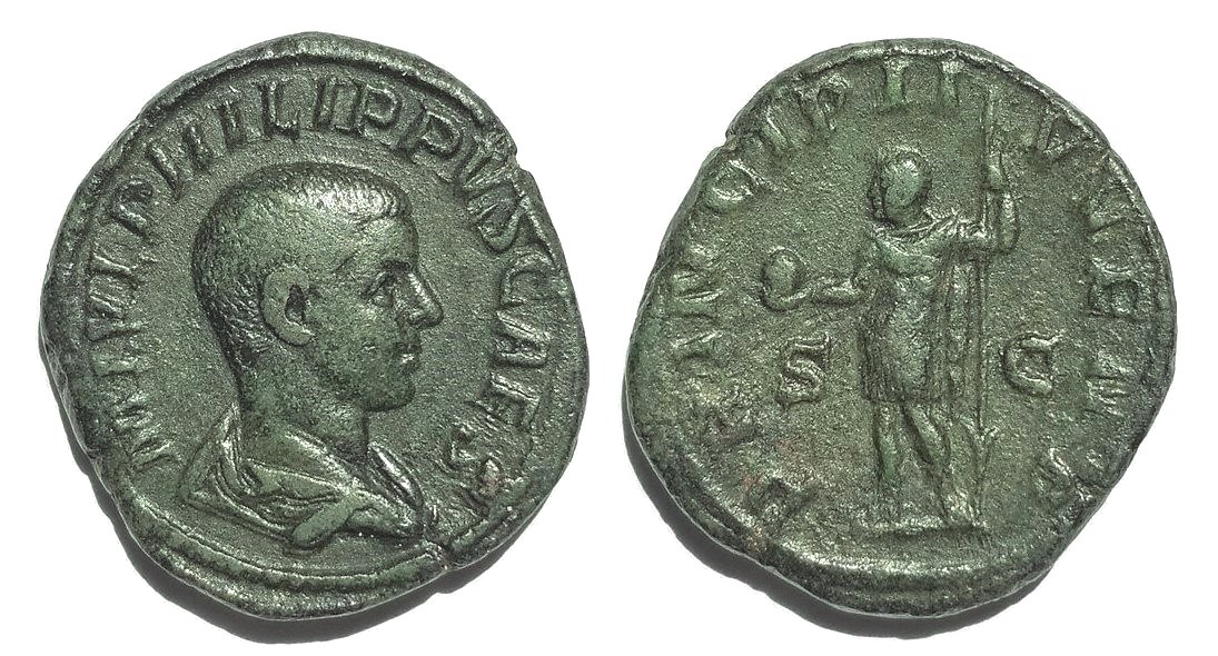 Philip II PRINCIPI IVVENT sestertius.jpg