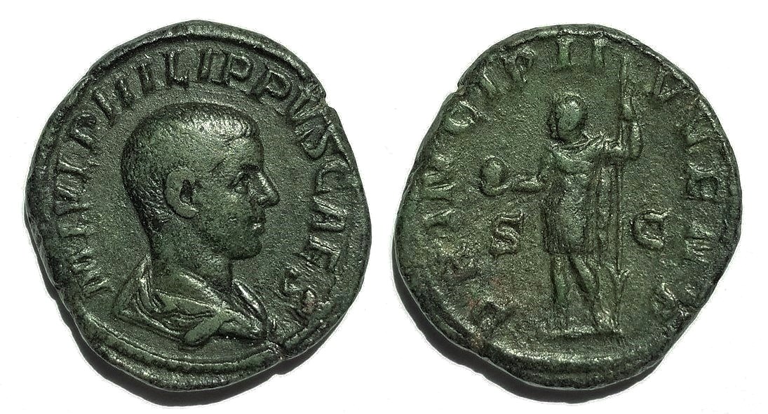 Philip II PRINCIPI IVVENT sestertius.jpg