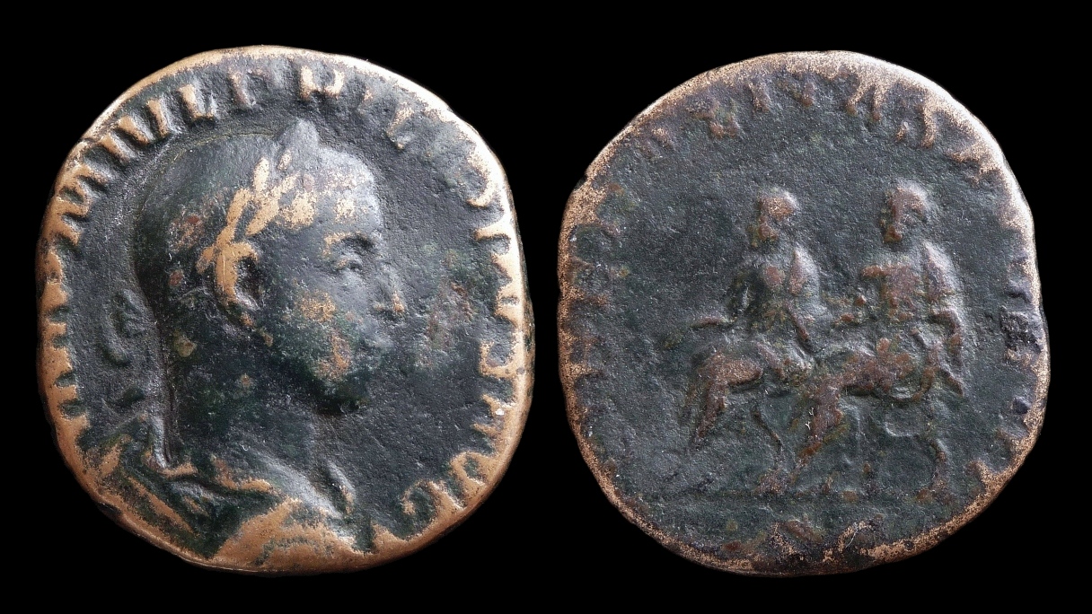 Philip II - Sestertius Thing One Two 2547.jpg