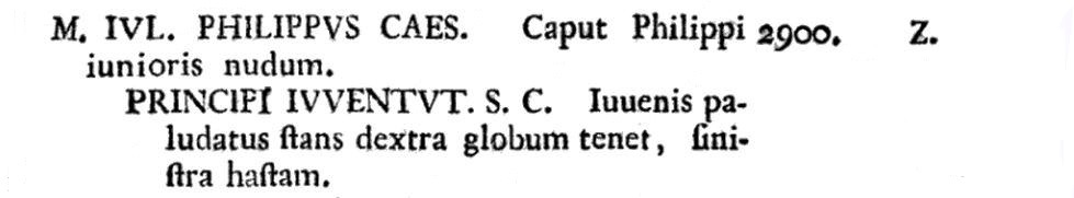 Philipp II PRINCIPI IVVENT sestertius Sulzer listing.JPG