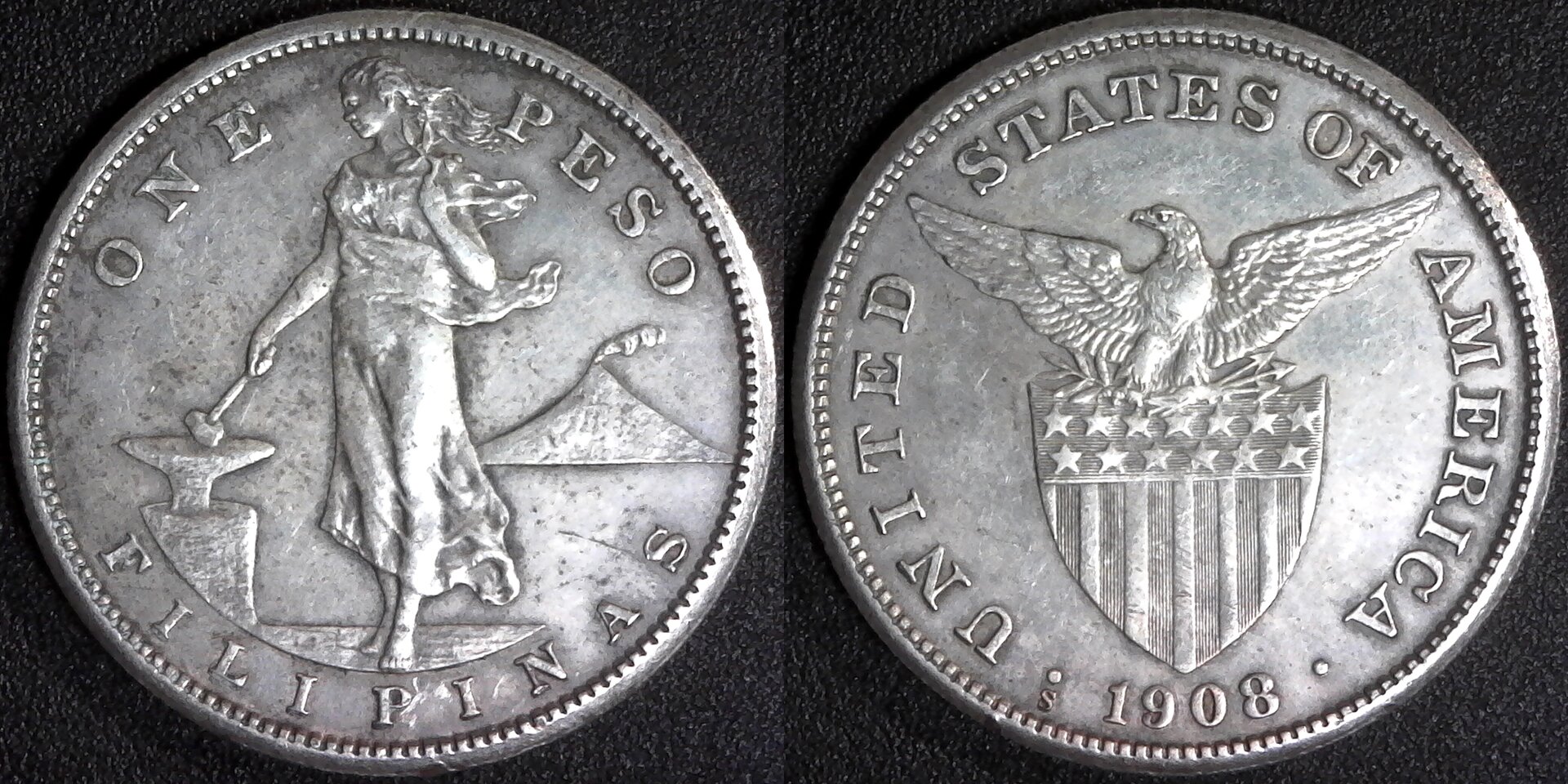 Philippines 1 Peso  1908-S  obv-side.jpg