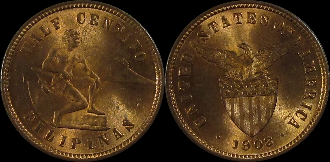 Philippines 1903 Half centavos reduced size.jpg
