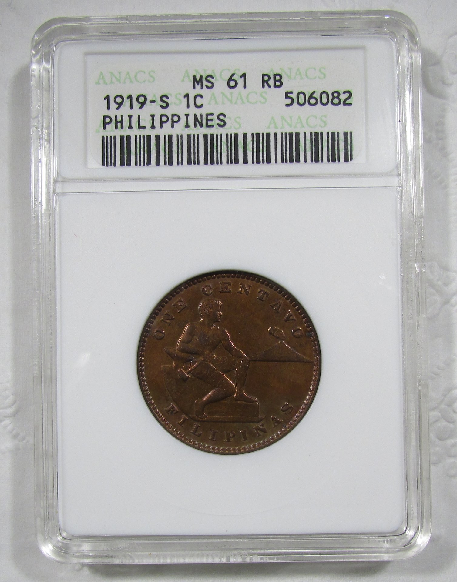 Philippines 1919s Centavo MS61 slab.JPG