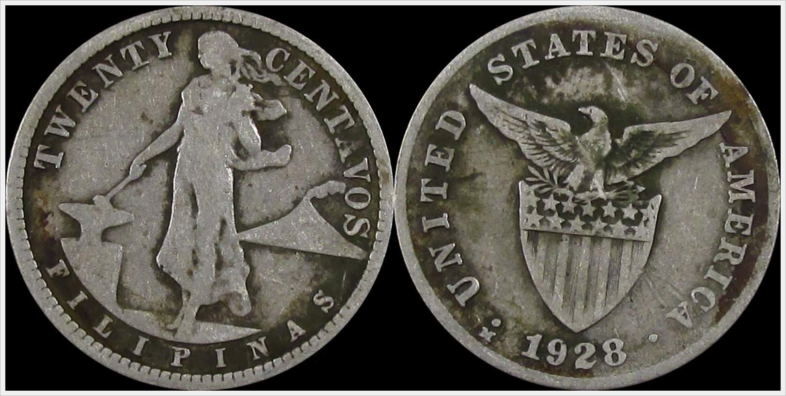 Philippines 1928m 20 Centavos mule  174.jpg