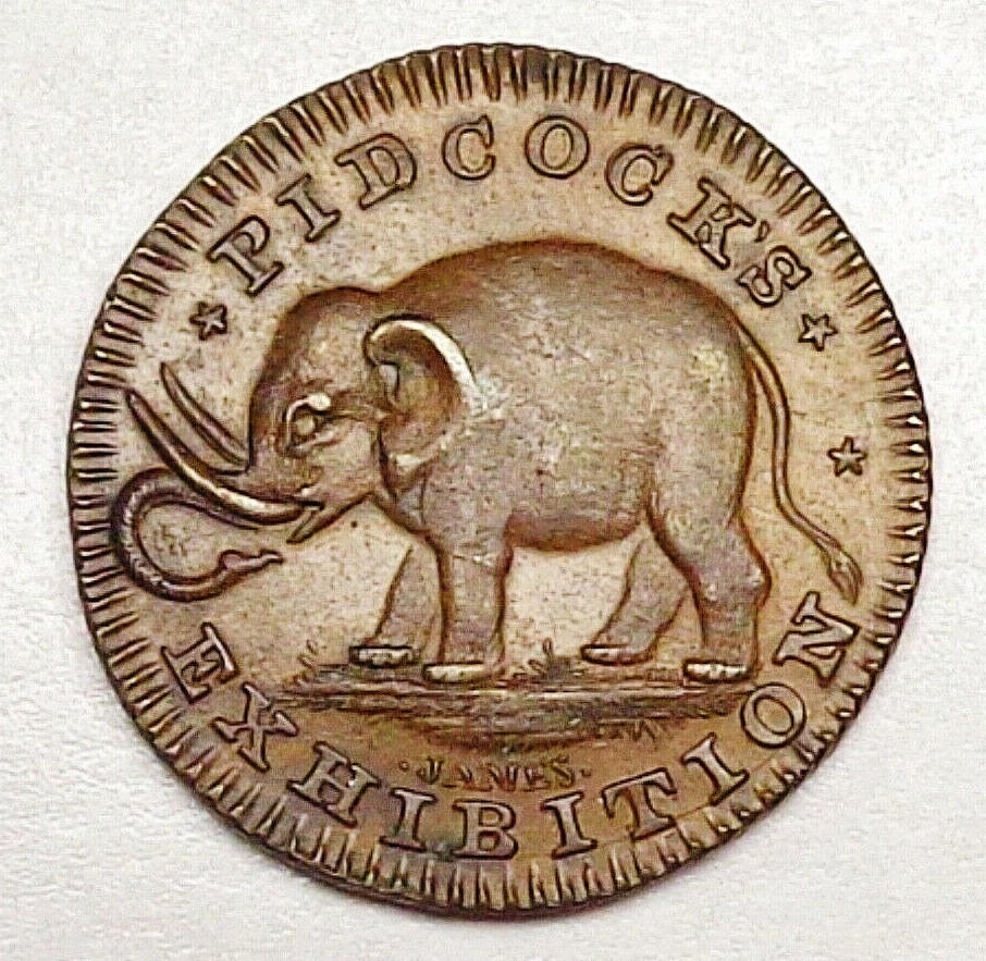 Pidcock token elephant-cockatoo (elephant side).jpg