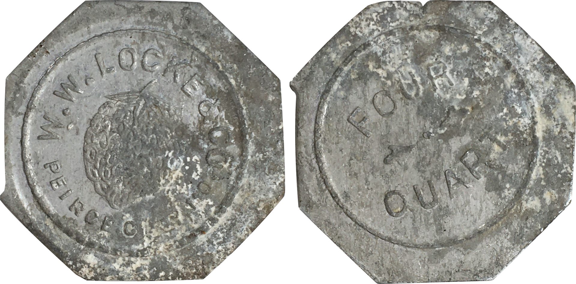 Pierce City W.W. Locke Four Quart Type 1.png
