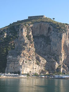 Platform of sanctuary and Temple of Jupiter Axurus, Terracina, Italy.jpg