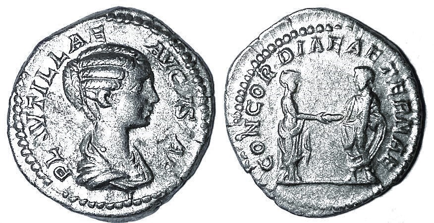Plautilla Concordia Aeternae denarius.jpg