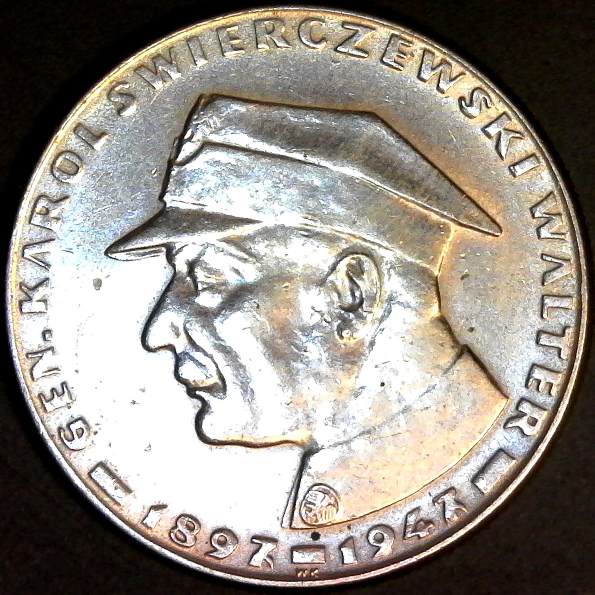 Poland 10 Zlotych 20th Anniversary - Death of General Swierczewski 1967 rev.jpg