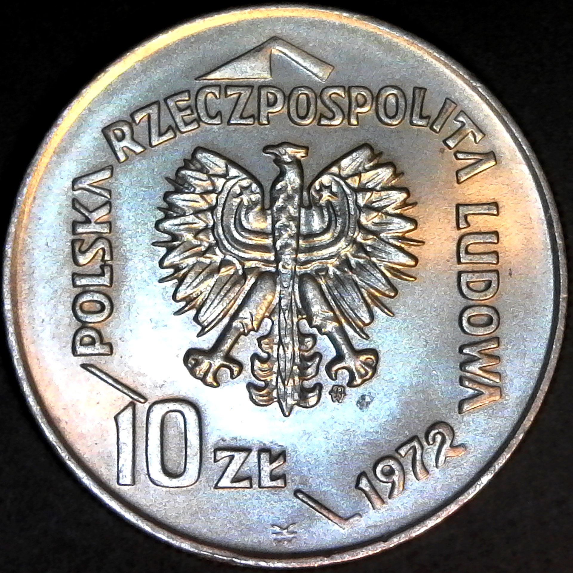 Poland 10 Zlotych 50th Anniversary - Gdynia Seaport 1972 obv.jpg