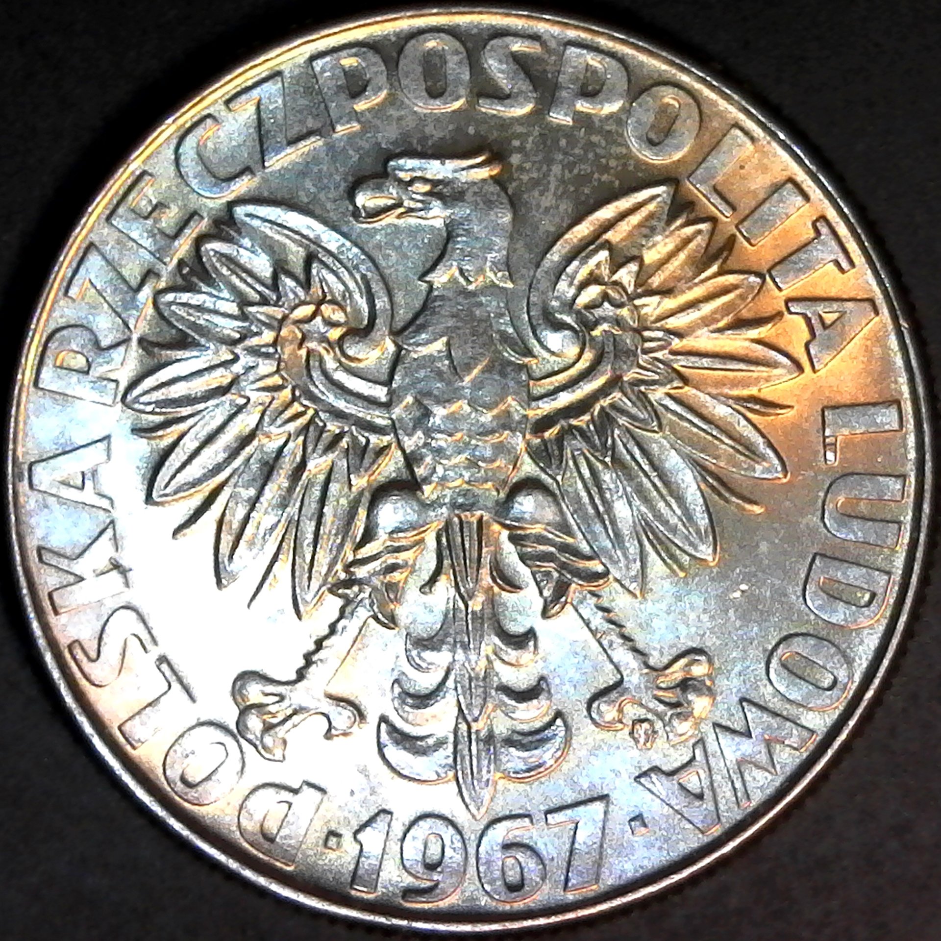 Poland 10 Zlotych Centennial - Birth of Marie Curie 1967 obv.jpg