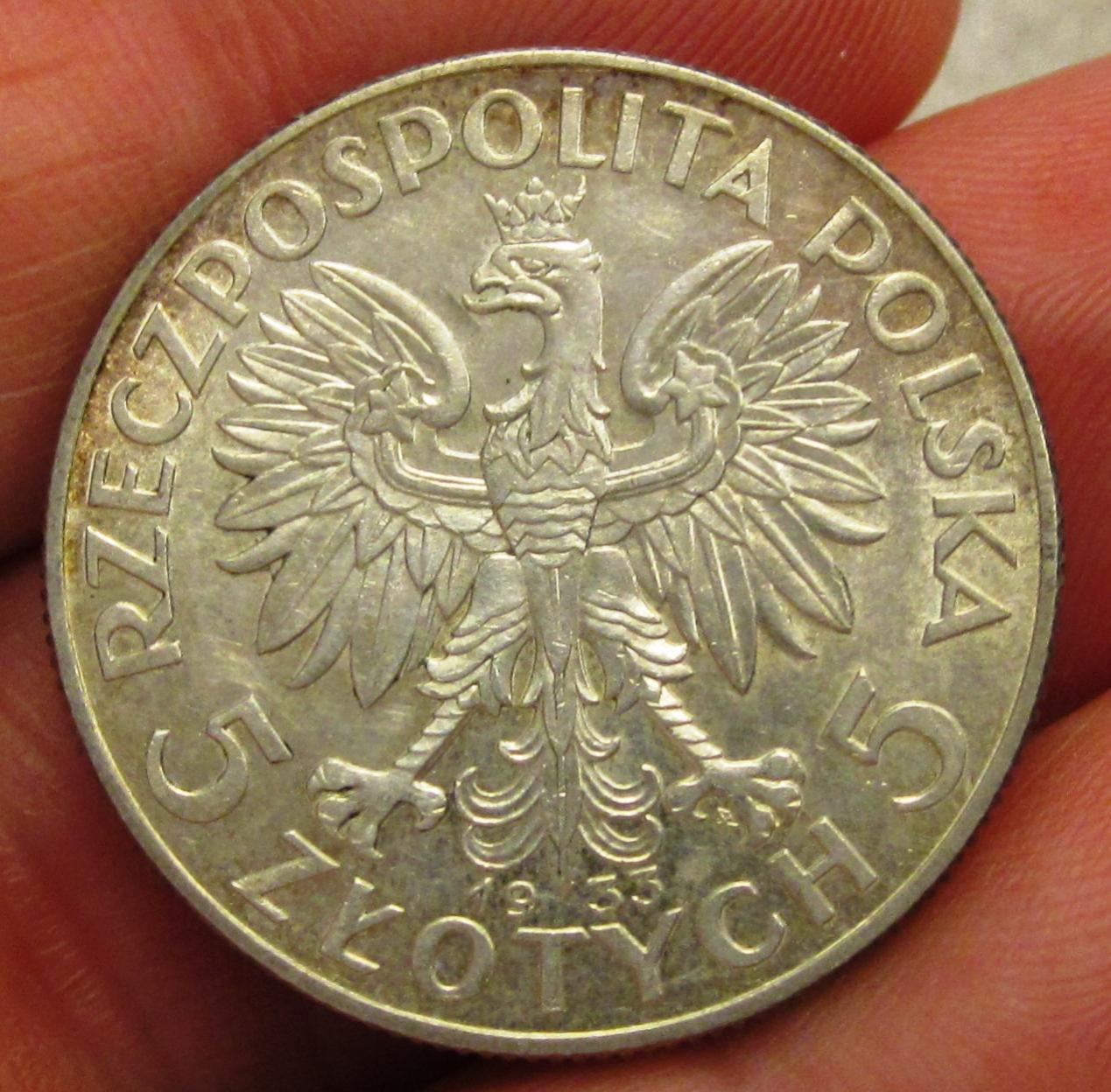 Poland 1933 5 Zlotych Rev.jpg