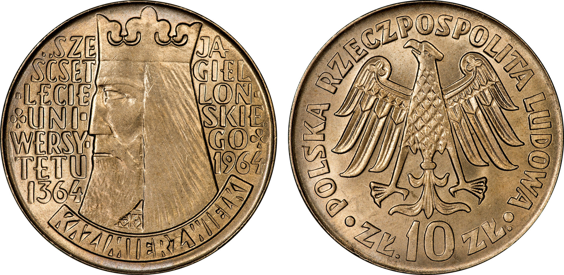 Poland - 1964 10 Zlotych (Incuse Legends).jpg