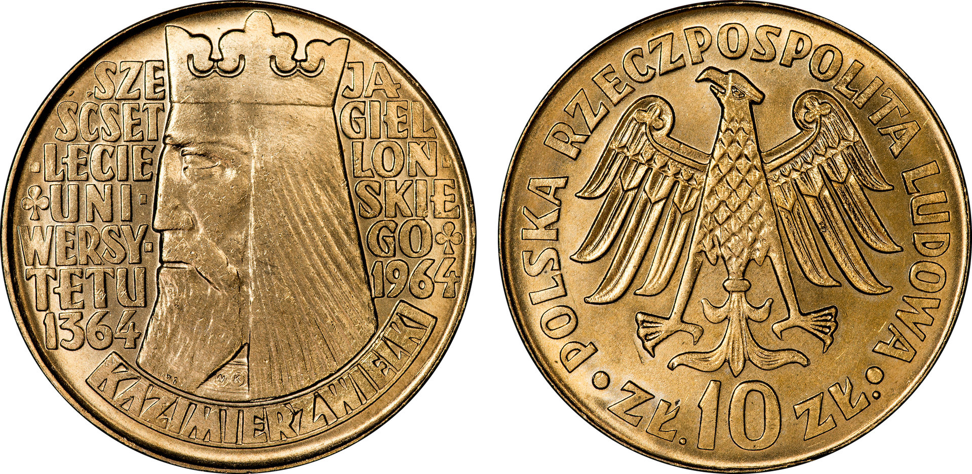 Poland - 1964 10 Zlotych (Raised Legends).jpg