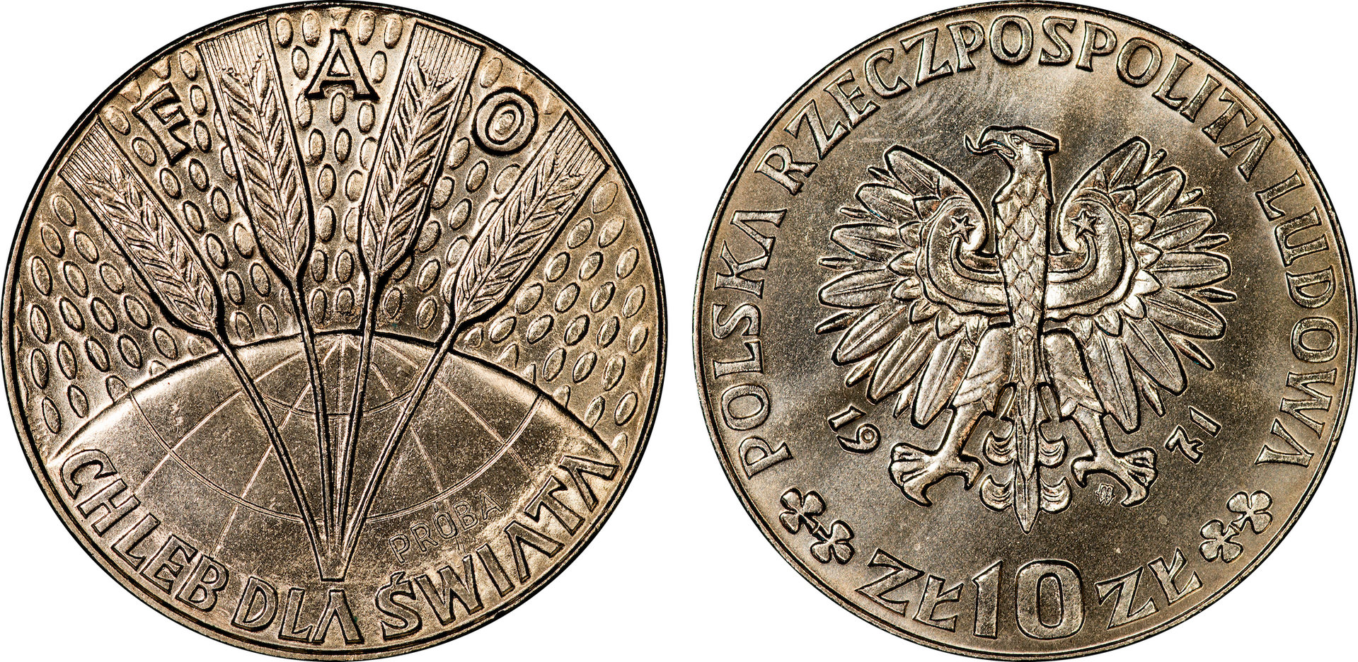 Poland - 1971 10 Zlotych Wheat (Proba).jpg