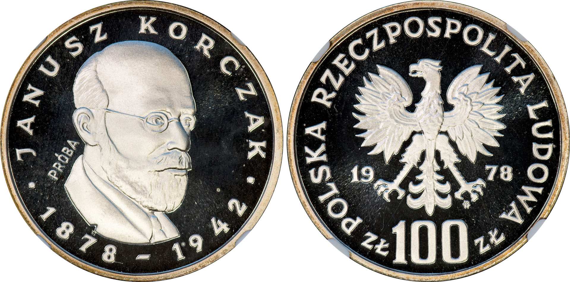 Poland - 1978 Proba 100 Zlotych (Korczak) NGC PF69UCAM.jpg