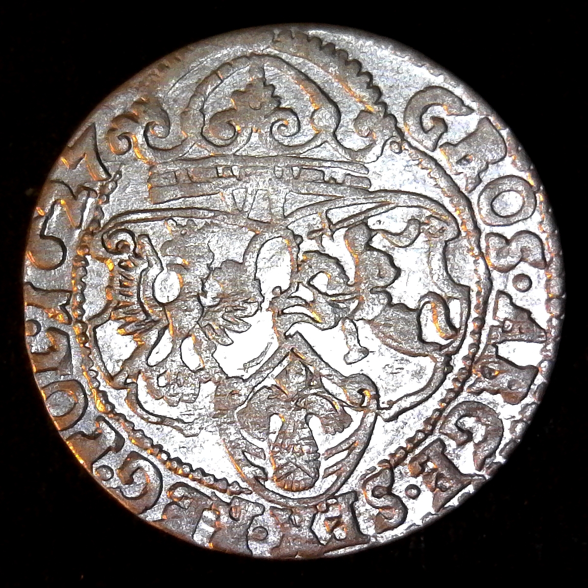 Poland 6 Graschen 1627 reverse USB.jpg