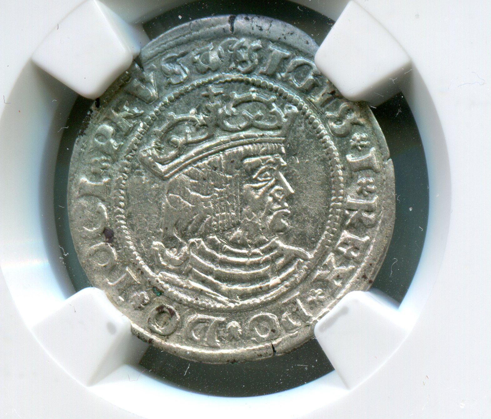 Poland  Crown issue for Prussia Sigismund I Groschen 1529 obv 250.jpg