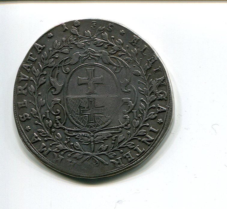 Poland Elbing Vladislav IV Taler 1635 & 36 obv 245.jpg