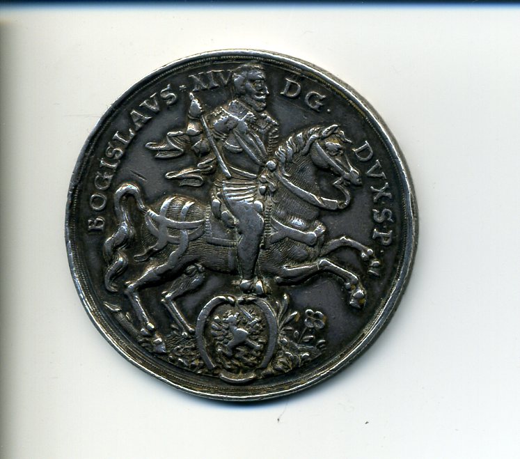 Pomerania Bogislaw XIV Schautaler 1635 obv 026.jpg