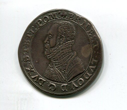 Pomerania Wolgast Ernst Ludwig Qtr Taler Ort 1581 obv 716.jpg