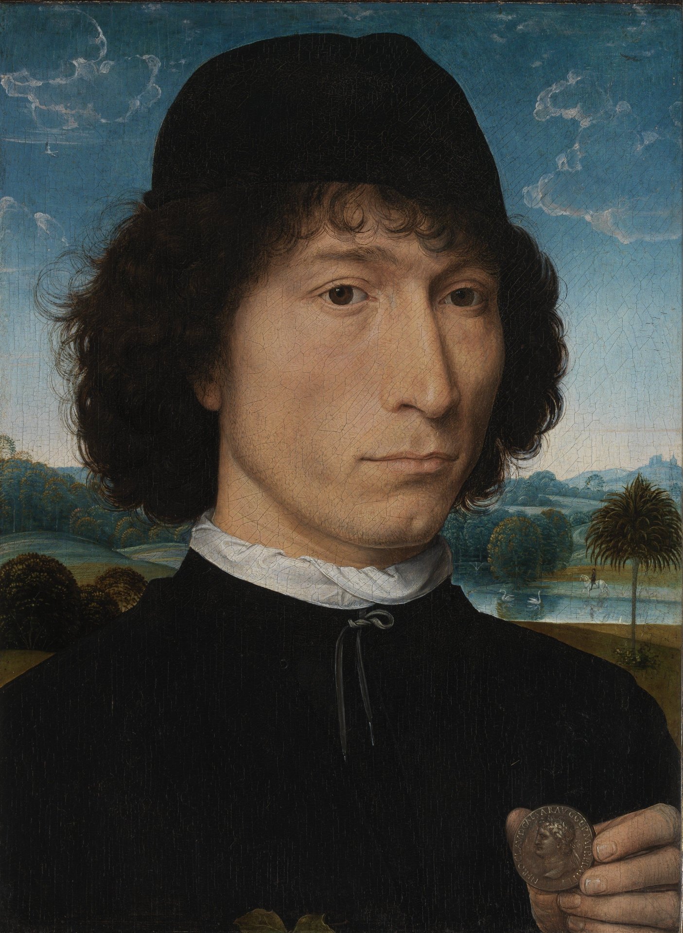 Portrait of a Man with a Roman Coin by Hans Memling.jpg