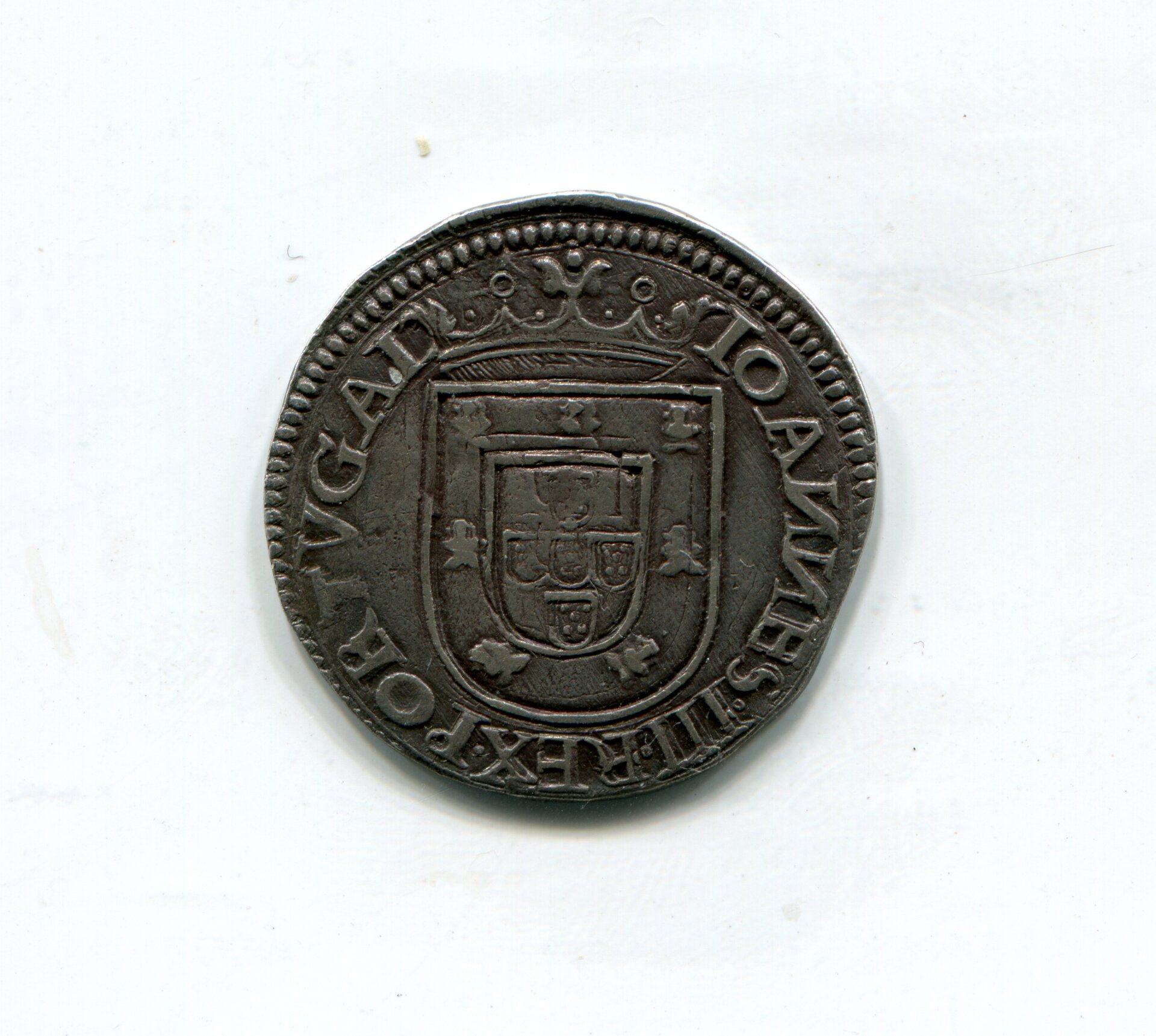 Portugal Joao III Half Tostao nd with cross fleury obv 004.jpg