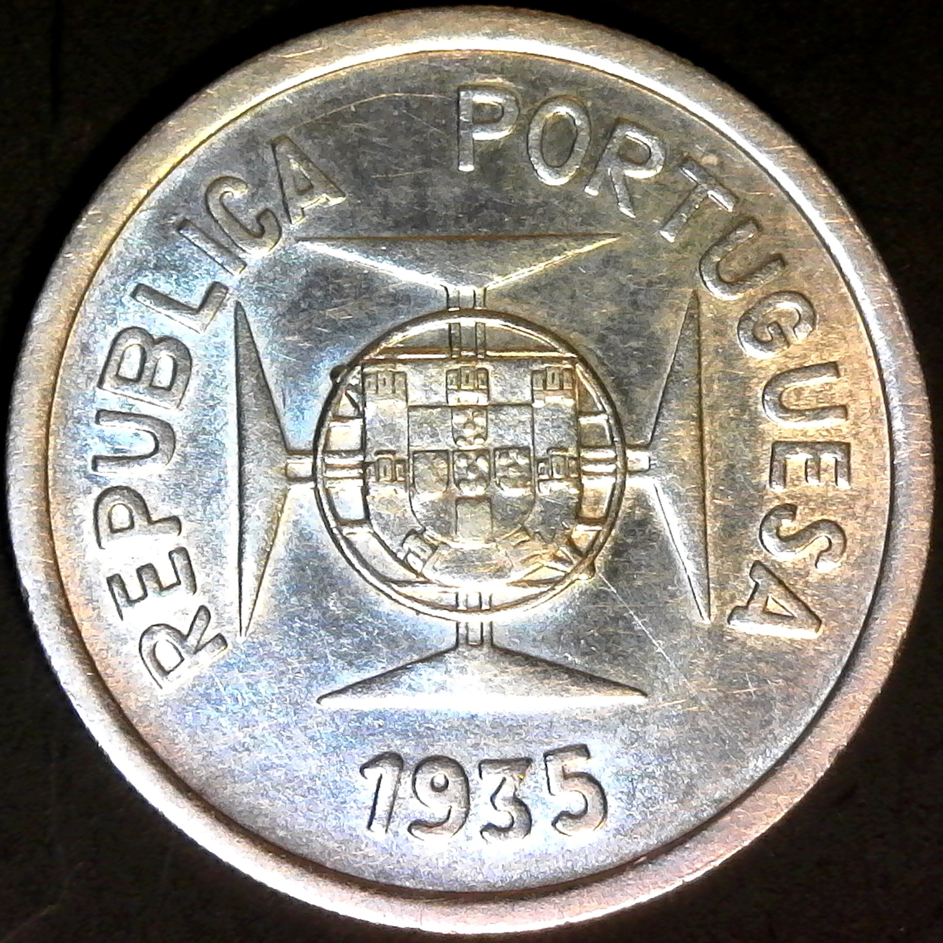 PORTUGUESE INDIA 1 Rupia KM22 1935 rev.jpg