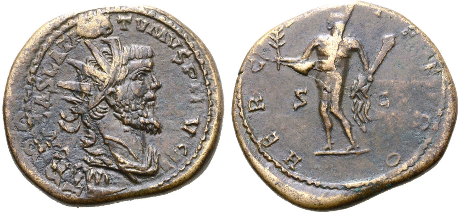 Postumus AE Double Sestertius, Roma E-Sale 58.jpg