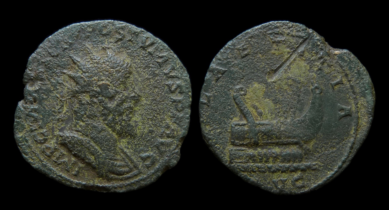 Postumus - Double Sestertius Galley 153.jpg